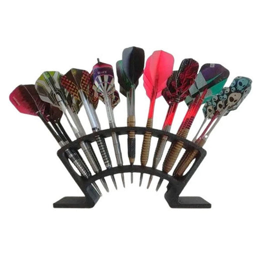 27-Slot Dart Stand with Holder | Large Capacity Dart Storage & Organizer for Board, Darts, and Accessories - Renee Lane Company