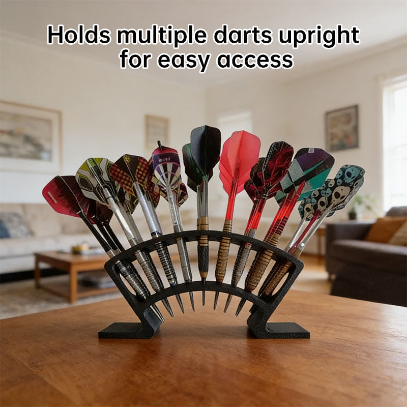27-Slot Dart Stand with Holder | Large Capacity Dart Storage & Organizer for Board, Darts, and Accessories - Renee Lane Company
