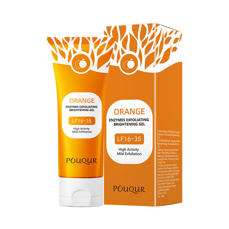 POUQUR Orange Enzymes Exfoliating Brightening Gel Boxed