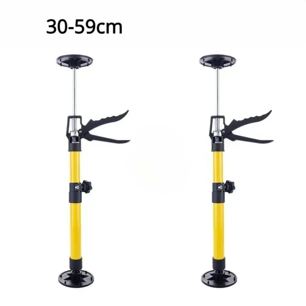 30–59 cm adjustable cabinet support rods with clamp handles and round feet
