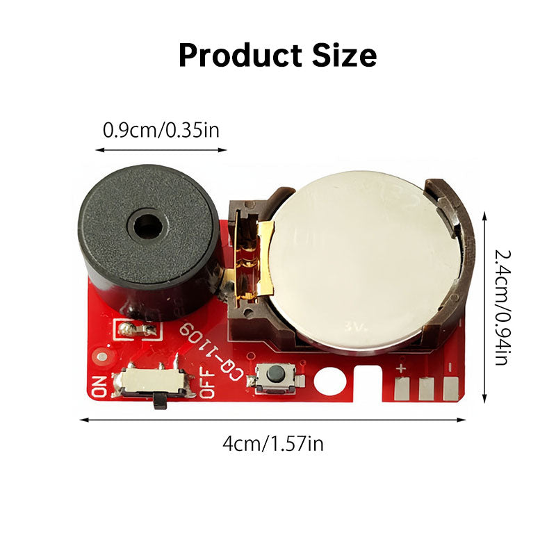 2X Cricket Noise Maker for Pranks, April Fool's Day Annoying Sound Gadget, Blue Buzz PCB Sound Device. - Renee Lane Company