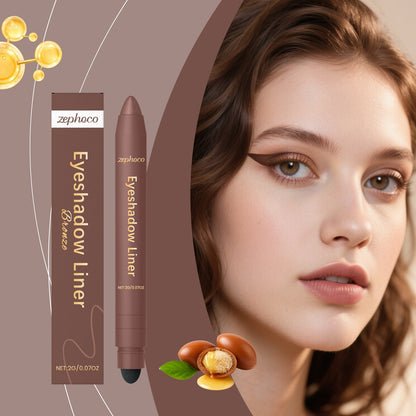2-in-1 Eyeliner Pen Bronze