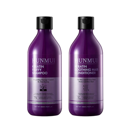 HUNMUI Keratin Hair Conditioner And Shampoo 400ml