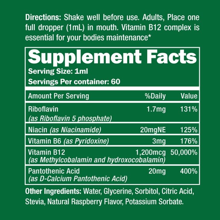 2oz Vegan B12 Supplement - Renee Lane Company