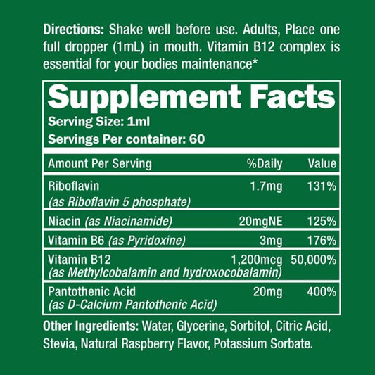 2oz Vegan B12 Supplement - Renee Lane Company