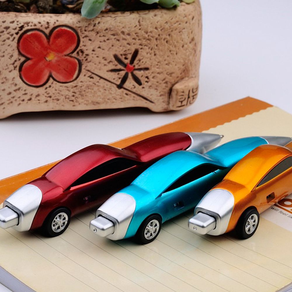 2pcs Cartoon Creative Car-shaped Ballpoint Pen(Random Colors) - Renee Lane Company