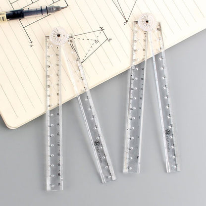 2pcs Folding Acrylic Ruler,School Supplies,Office Supplies - Renee Lane Company