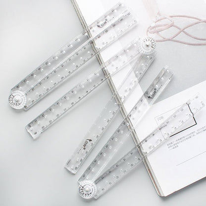2pcs Folding Acrylic Ruler,School Supplies,Office Supplies - Renee Lane Company