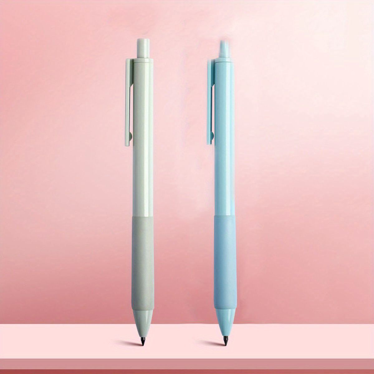 2pcs Morandi Color Black No Sharpening Writing Painting Eternity Pencil - Renee Lane Company