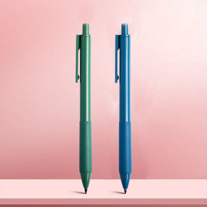 2pcs Morandi Color Black No Sharpening Writing Painting Eternity Pencil - Renee Lane Company