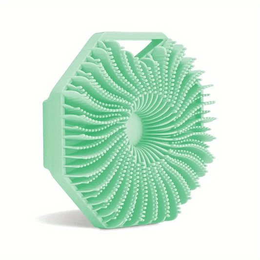 2pcs Natural Silicone Body Brush for Exfoliating and Massage - Soft Scrubber for Shower and Bath - Renee Lane Company