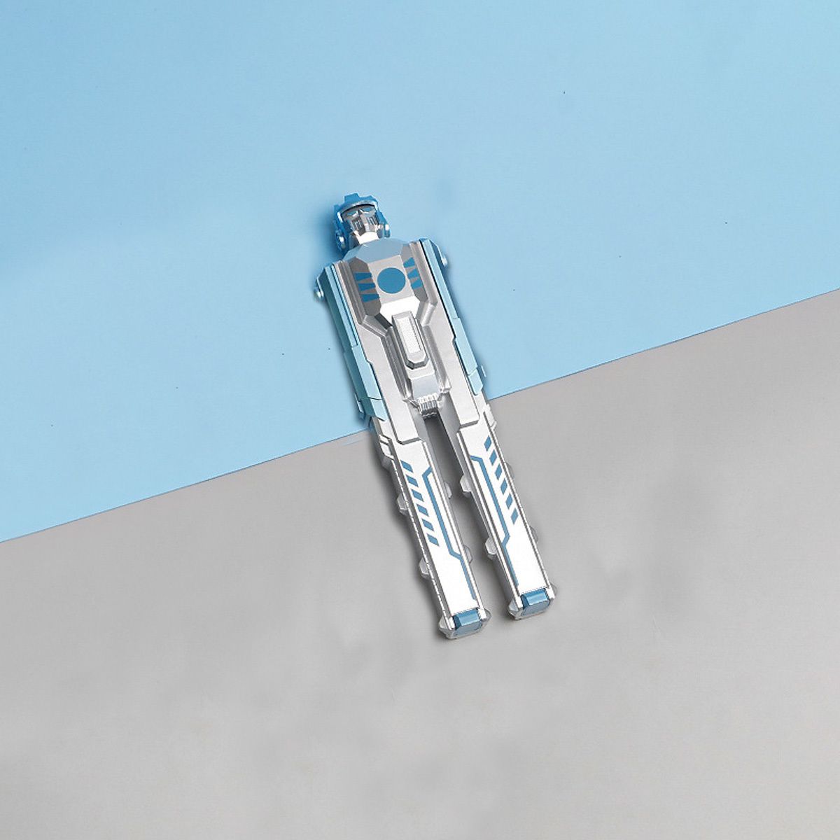 2pcs New Creative Cool Transforming Robot Shape Gel Pen Detachable 0.5mm Black Refill - Renee Lane Company