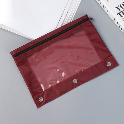 2pcs Organize Your School Supplies with this 3-Ring Pen Pencil Pouch - Available in Multiple Colors! - Renee Lane Company