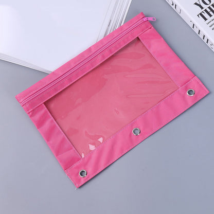 2pcs Organize Your School Supplies with this 3-Ring Pen Pencil Pouch - Available in Multiple Colors! - Renee Lane Company