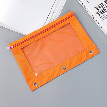 2pcs Organize Your School Supplies with this 3-Ring Pen Pencil Pouch - Available in Multiple Colors! - Renee Lane Company