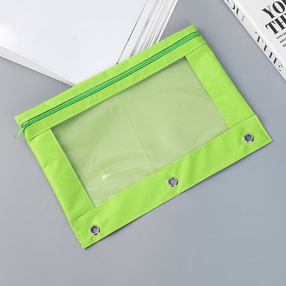 2pcs Organize Your School Supplies with this 3-Ring Pen Pencil Pouch - Available in Multiple Colors! - Renee Lane Company