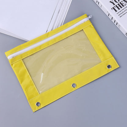 2pcs Organize Your School Supplies with this 3-Ring Pen Pencil Pouch - Available in Multiple Colors! - Renee Lane Company