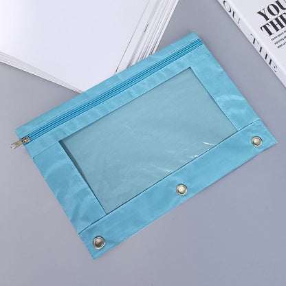 2pcs Organize Your School Supplies with this 3-Ring Pen Pencil Pouch - Available in Multiple Colors! - Renee Lane Company