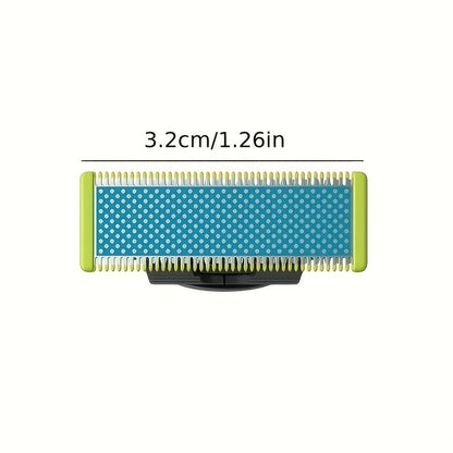 2pcs Replacement Blades Heads For Philips Norelco One Blade, Guide Comb Guards Electric Trimmer Shaver 14-length Adjustable Replacement Kit For QP2520 QP2530 QP2630 QP2620 - Renee Lane Company