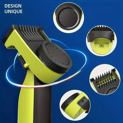 2pcs Replacement Blades Heads For Philips Norelco One Blade, Guide Comb Guards Electric Trimmer Shaver 14-length Adjustable Replacement Kit For QP2520 QP2530 QP2630 QP2620 - Renee Lane Company