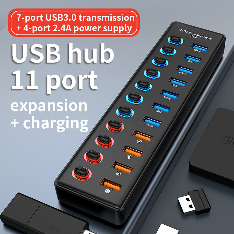 3.1 Gen2 HUB3.0 Hub Laptop Distribution Device Mobile Expansion Device Hub Expansion Dock 11 in One - Renee Lane Company