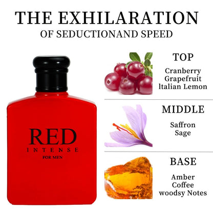 3.4 Oz Men's Eau DE Toilette Spray - Men's Cologne-woody & Spicy Masculine Scent - with Cranberry,litalian Lemon And Grapefruit - Medium intensity Perfume,Valentings's Day And Other Festivals - Renee Lane Company