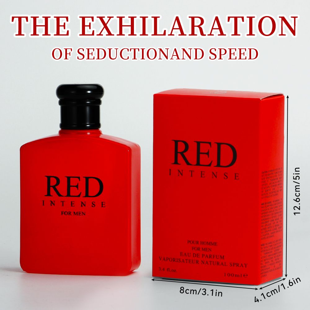 3.4 Oz Men's Eau DE Toilette Spray - Men's Cologne-woody & Spicy Masculine Scent - with Cranberry,litalian Lemon And Grapefruit - Medium intensity Perfume,Valentings's Day And Other Festivals - Renee Lane Company