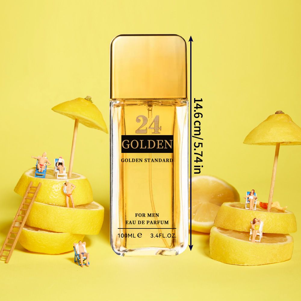3.4f.0zMen's Eau De Toilette Spray, with Amber & Cinnamon Long-Lasting Perfume, Perfect forDating, Daily Life, Parties, Gift Giving, Notes OfBlood Orange, Grapefruit, Mint - Renee Lane Company