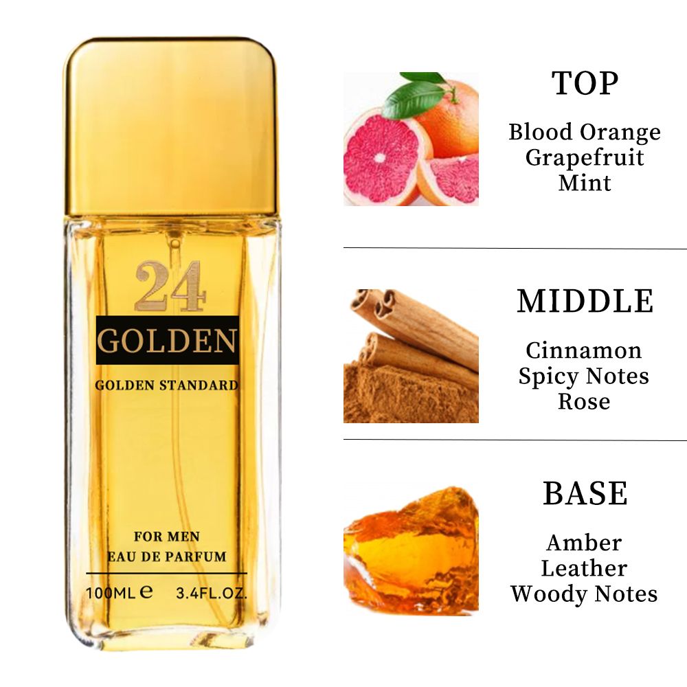 3.4f.0zMen's Eau De Toilette Spray, with Amber & Cinnamon Long-Lasting Perfume, Perfect forDating, Daily Life, Parties, Gift Giving, Notes OfBlood Orange, Grapefruit, Mint - Renee Lane Company