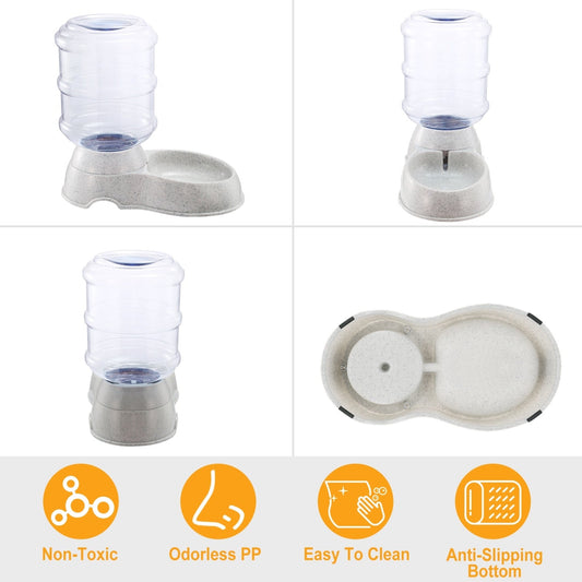3.5L/1Gal Pet Water Dispenser Self-Dispensing Gravity Pets Water Feeder Automatic Pet Waterer Cat Dog - Renee Lane Company