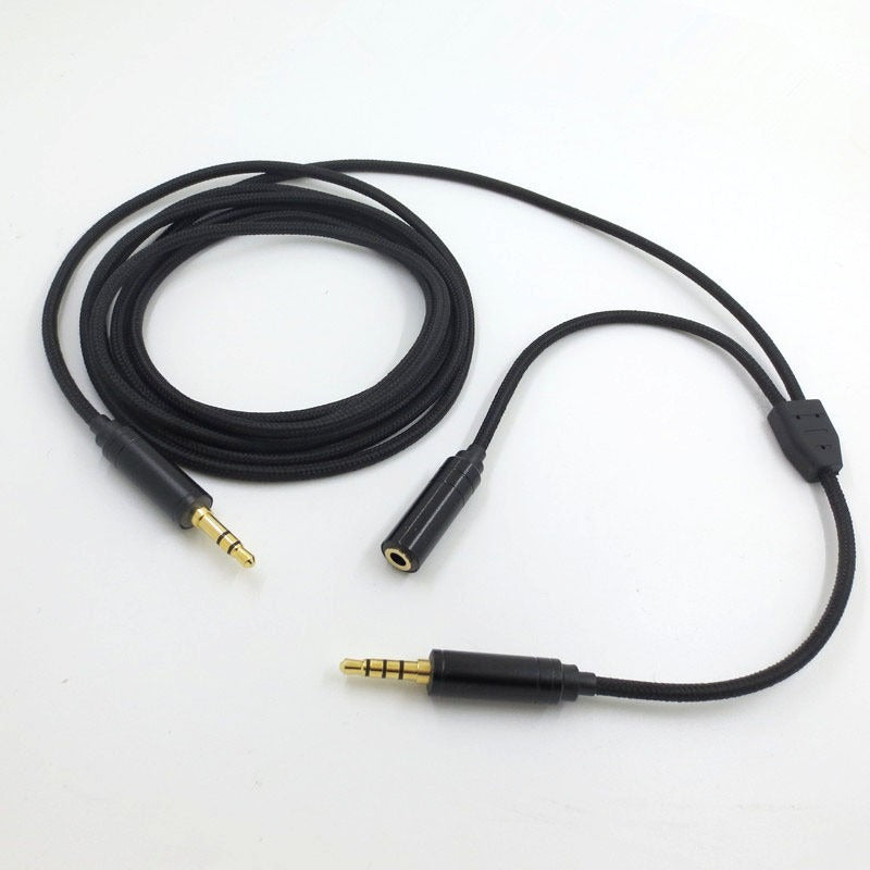 3.5mm voice party live recording audio cable extension cable for PUBG mobile game screen casting computer chat link cable - Renee Lane Company