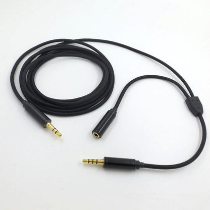 3.5mm voice party live recording audio cable extension cable for PUBG mobile game screen casting computer chat link cable - Renee Lane Company