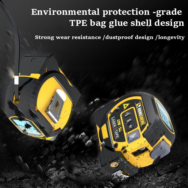 3 In 1 Laser Rangefinder LCD Display Distance Meter Infrared High-precision Intelligent Electronic Ruler Area Volumes Surveying - Renee Lane Company