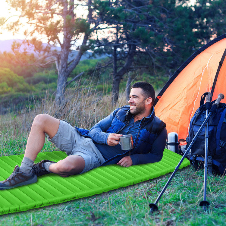 3 Inch Thick Inflatable Waterproof Camping Sleeping Pad - Renee Lane Company