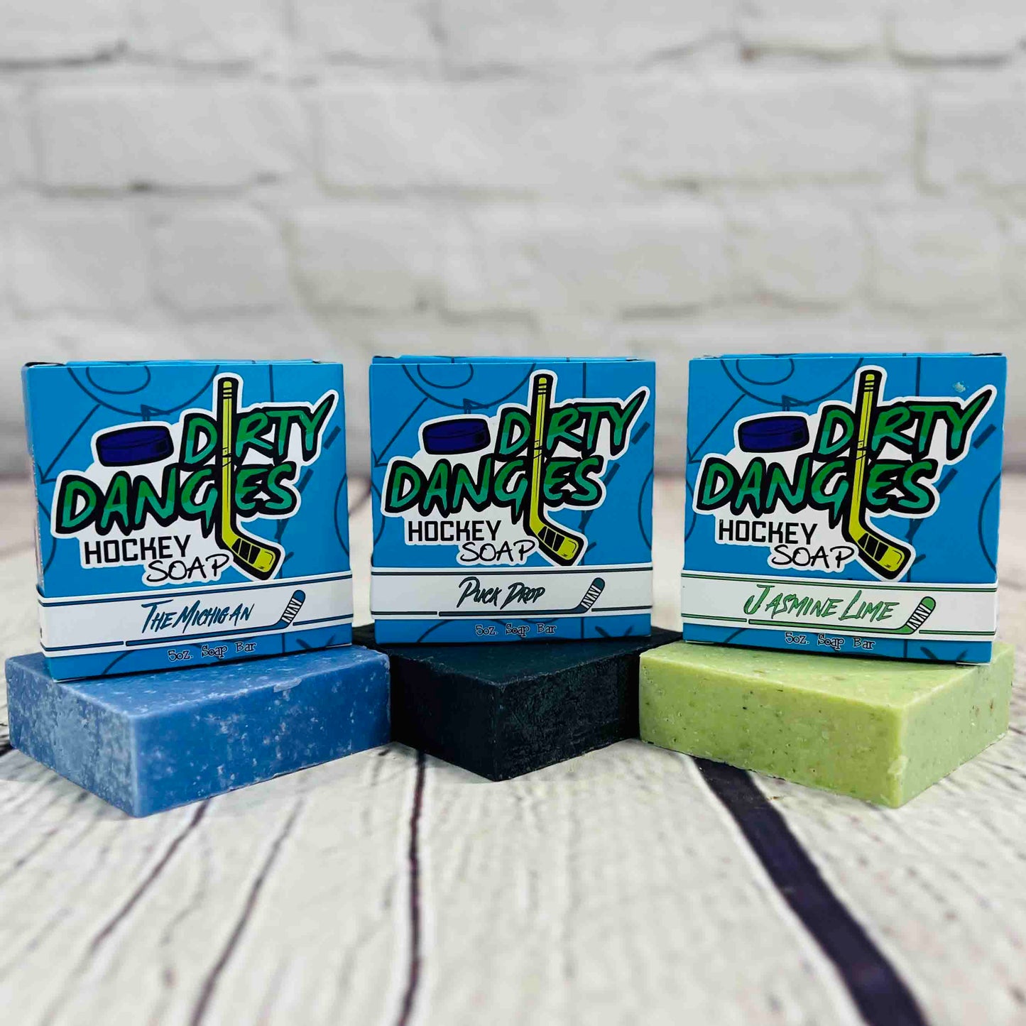 3 Pack Bundles - Dirty Dangles Hockey Soap Bars - Renee Lane Company