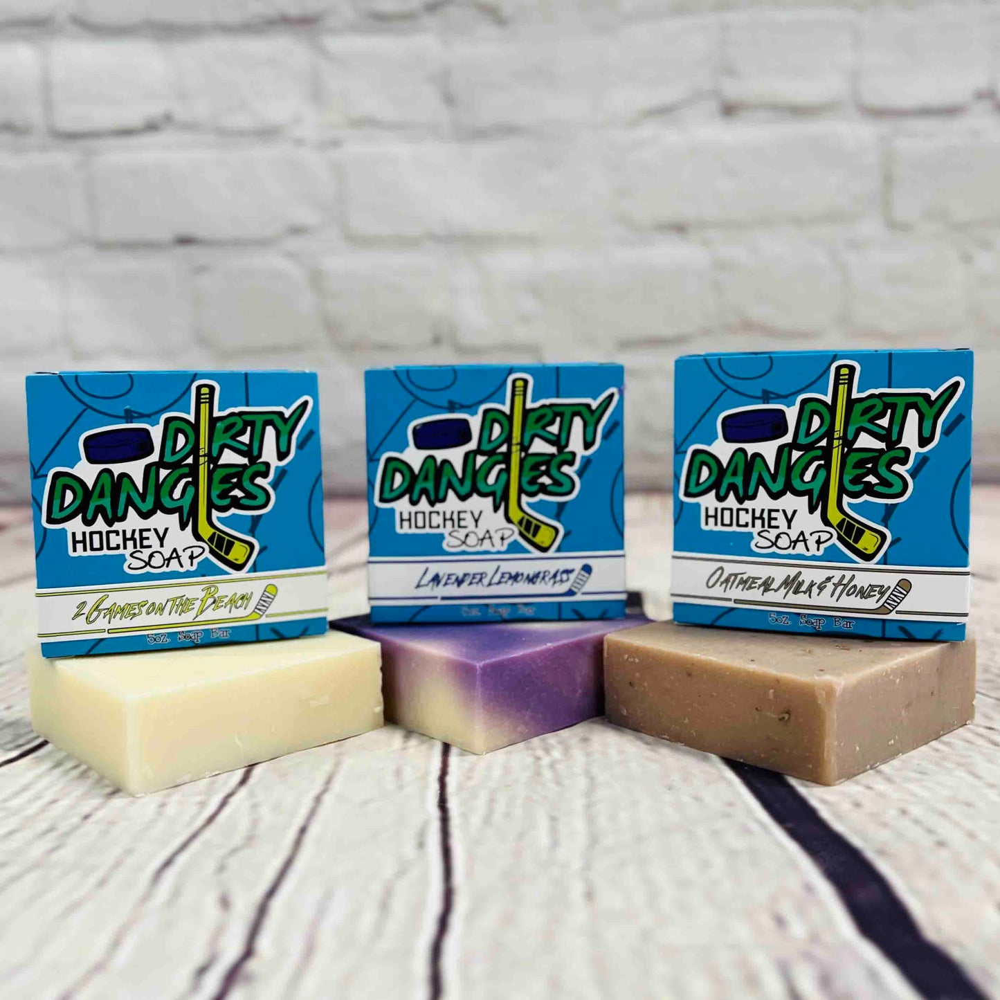 3 Pack Bundles - Dirty Dangles Hockey Soap Bars - Renee Lane Company