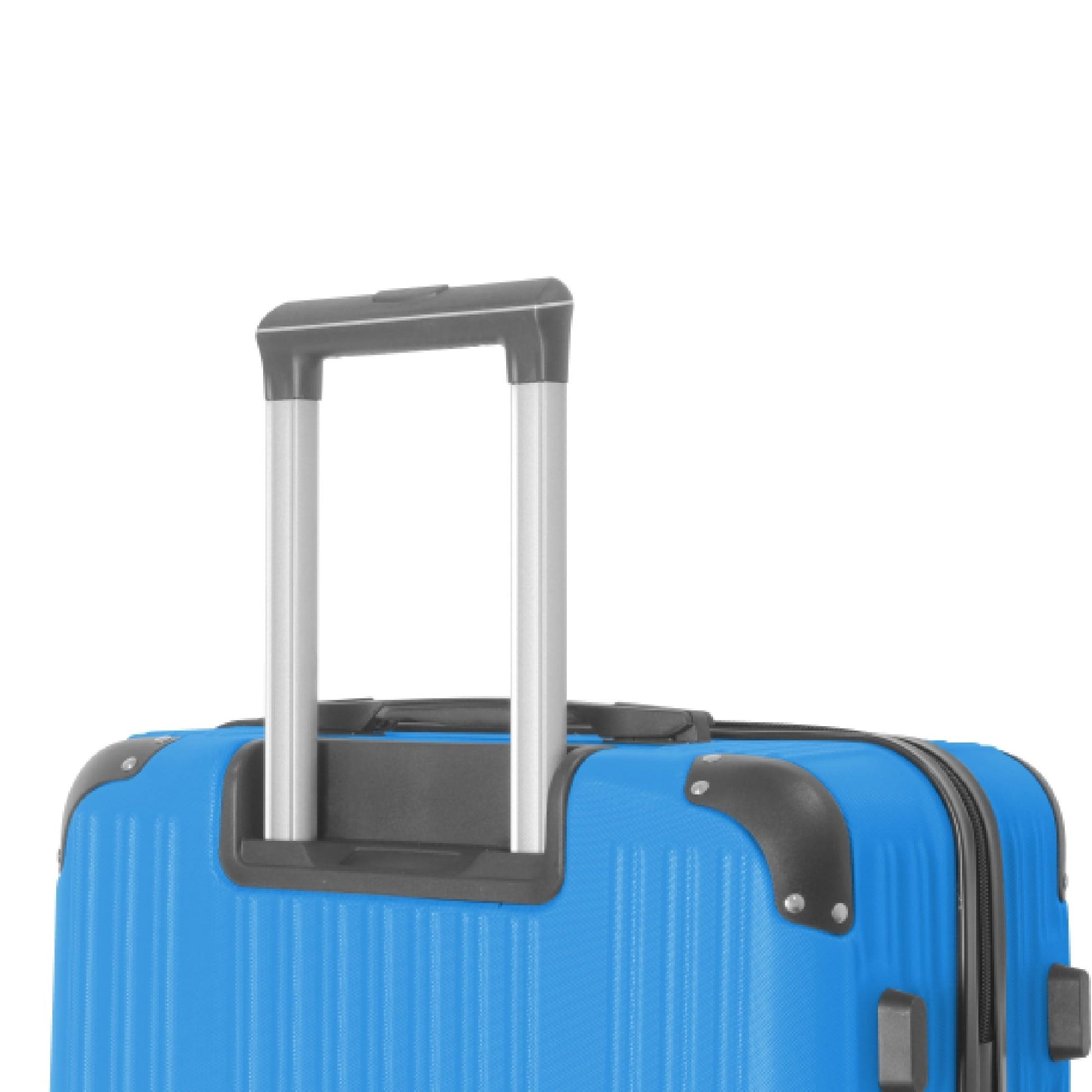 3-Piece Lightweight ABS Hardshell Luggage Set (20", 24", 26") in Deep Blue with Spinner Wheels, TSA Lock, and Adjustable Telescopic Handle - Durable Travel Suitcases - Renee Lane Company