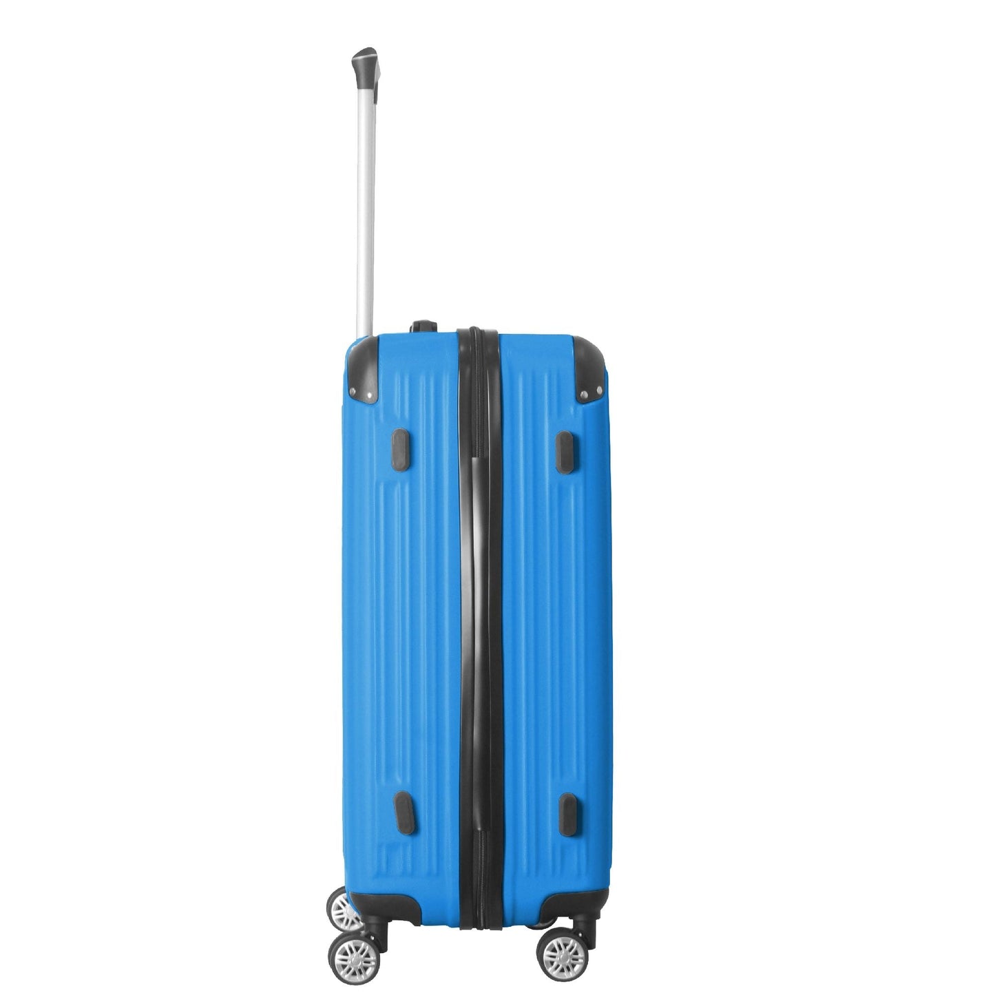 3-Piece Lightweight ABS Hardshell Luggage Set (20", 24", 26") in Deep Blue with Spinner Wheels, TSA Lock, and Adjustable Telescopic Handle - Durable Travel Suitcases - Renee Lane Company