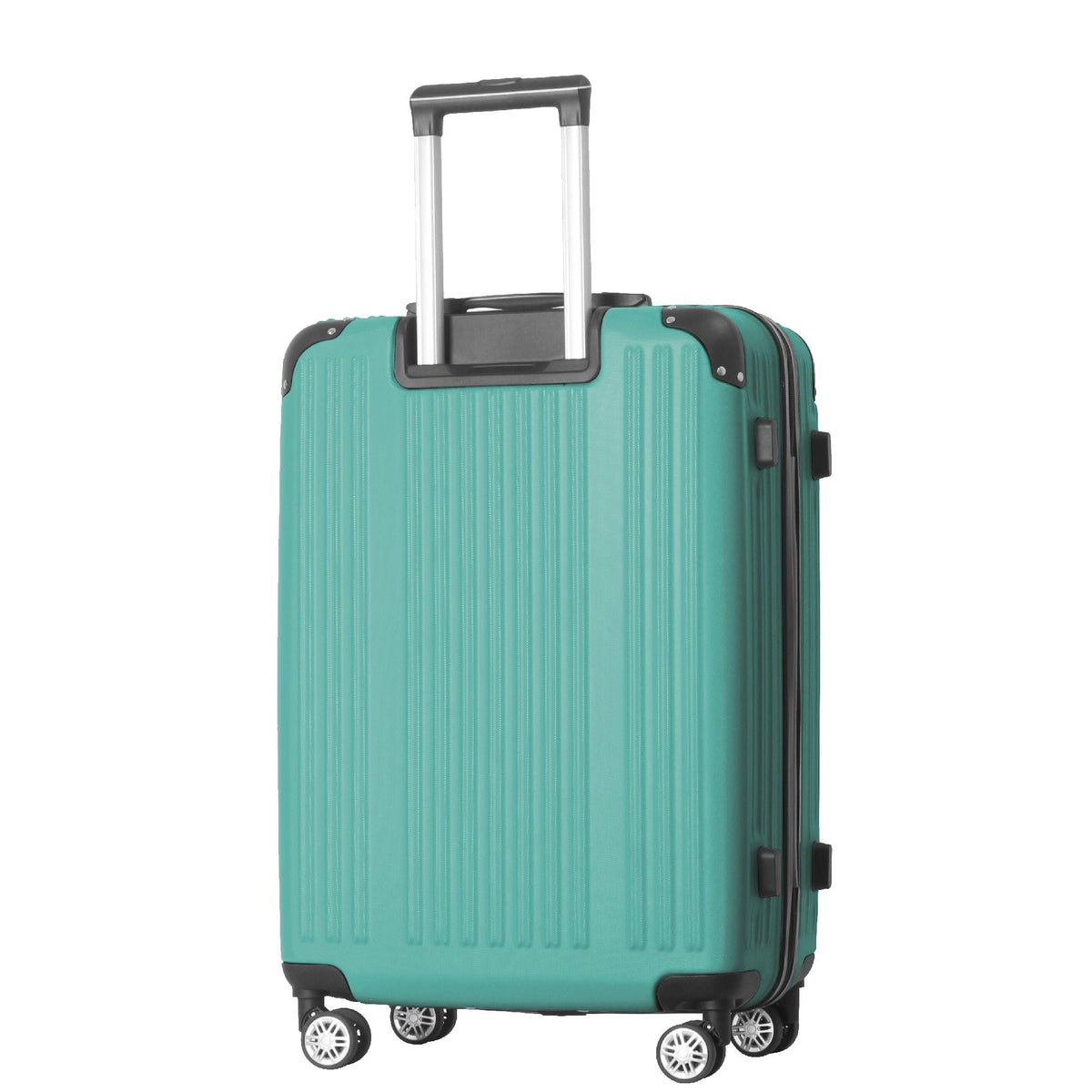 3-Piece Lightweight ABS Hardshell Luggage Set (20", 24", 26") in Fresh Green with Spinner Wheels, TSA Lock, and Adjustable Telescopic Handle - Durable Travel Suitcases - Renee Lane Company