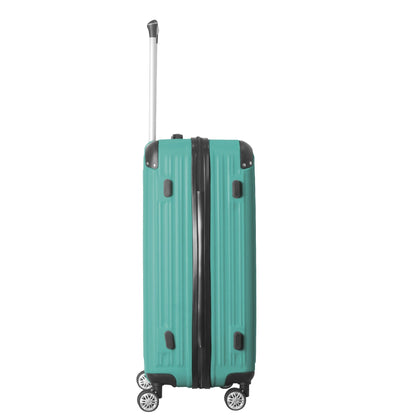3-Piece Lightweight ABS Hardshell Luggage Set (20", 24", 26") in Fresh Green with Spinner Wheels, TSA Lock, and Adjustable Telescopic Handle - Durable Travel Suitcases - Renee Lane Company