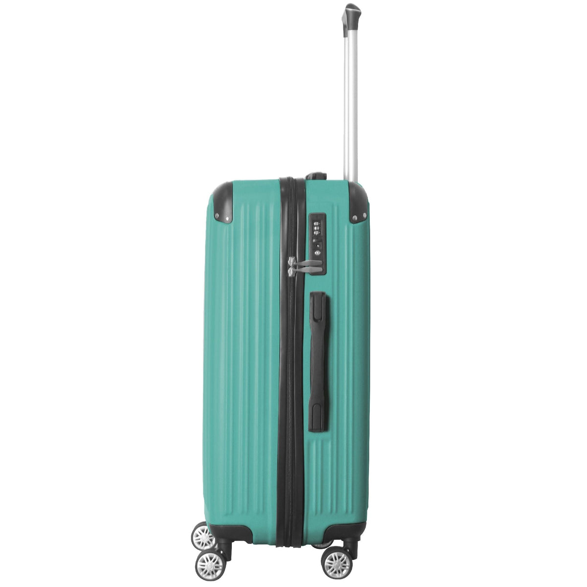 3-Piece Lightweight ABS Hardshell Luggage Set (20", 24", 26") in Fresh Green with Spinner Wheels, TSA Lock, and Adjustable Telescopic Handle - Durable Travel Suitcases - Renee Lane Company