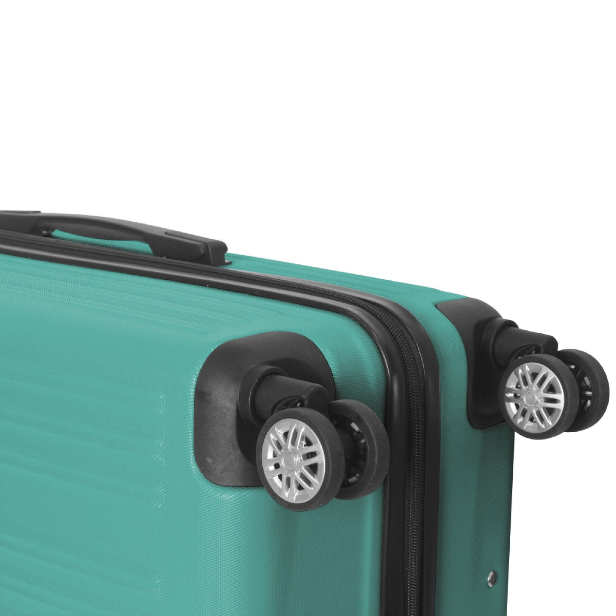 3-Piece Lightweight ABS Hardshell Luggage Set (20", 24", 26") in Fresh Green with Spinner Wheels, TSA Lock, and Adjustable Telescopic Handle - Durable Travel Suitcases - Renee Lane Company