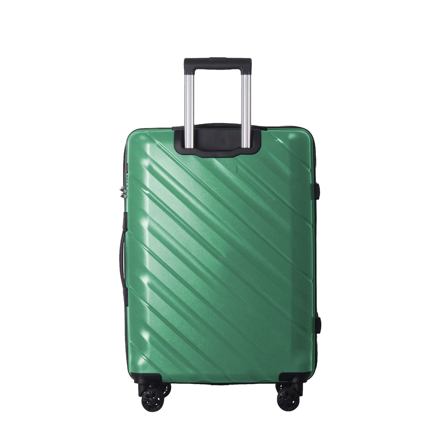 3-Piece Luggage Sets (20", 24", 28"), Suitcase with Wheels, Hardside Suitcase With Four Spinner Wheels and Scratch-Resistant Surface, Green - Renee Lane Company
