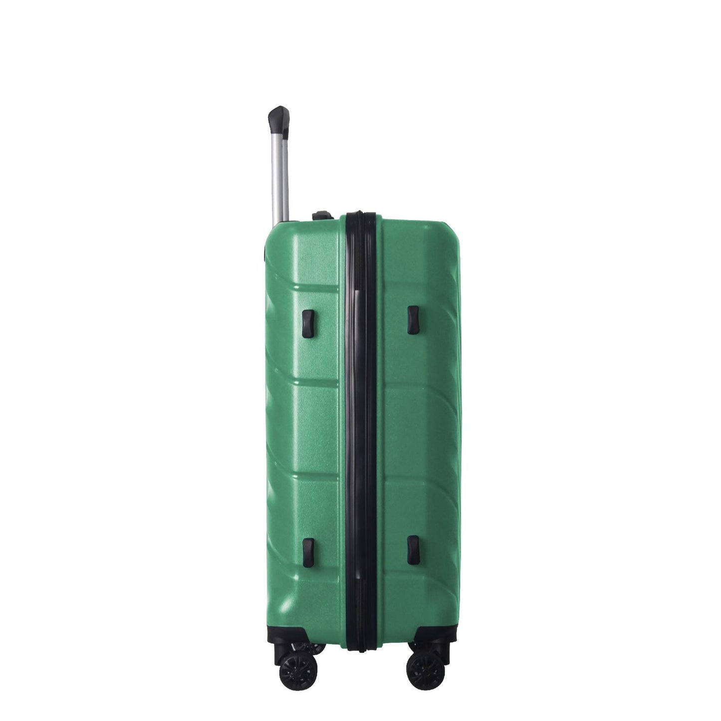 3-Piece Luggage Sets (20", 24", 28"), Suitcase with Wheels, Hardside Suitcase With Four Spinner Wheels and Scratch-Resistant Surface, Green - Renee Lane Company