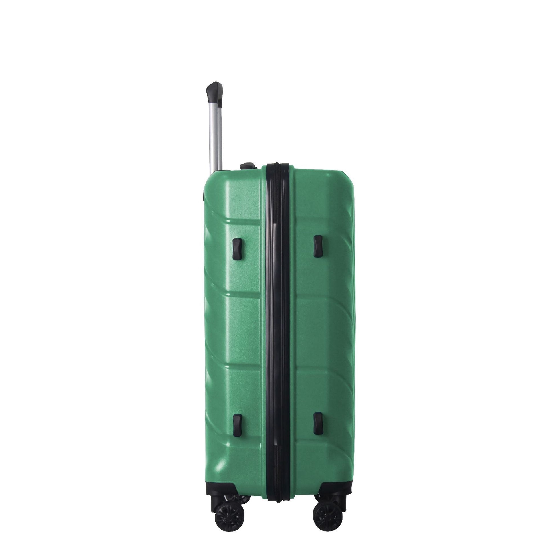 3-Piece Luggage Sets (20", 24", 28"), Suitcase with Wheels, Hardside Suitcase With Four Spinner Wheels and Scratch-Resistant Surface, Green - Renee Lane Company