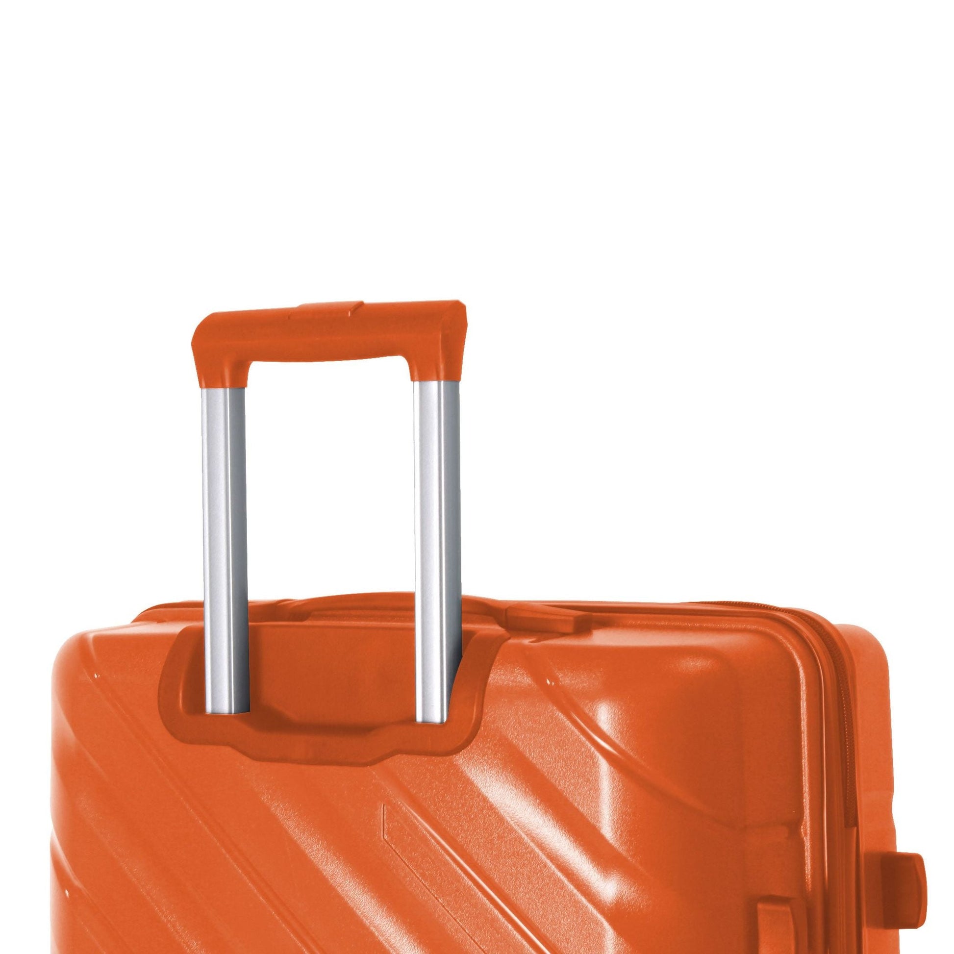 3-Piece Luggage Sets (20", 24", 28"), Suitcase with Wheels, Hardside Suitcase With Four Spinner Wheels and Scratch-Resistant Surface, Orange - Renee Lane Company
