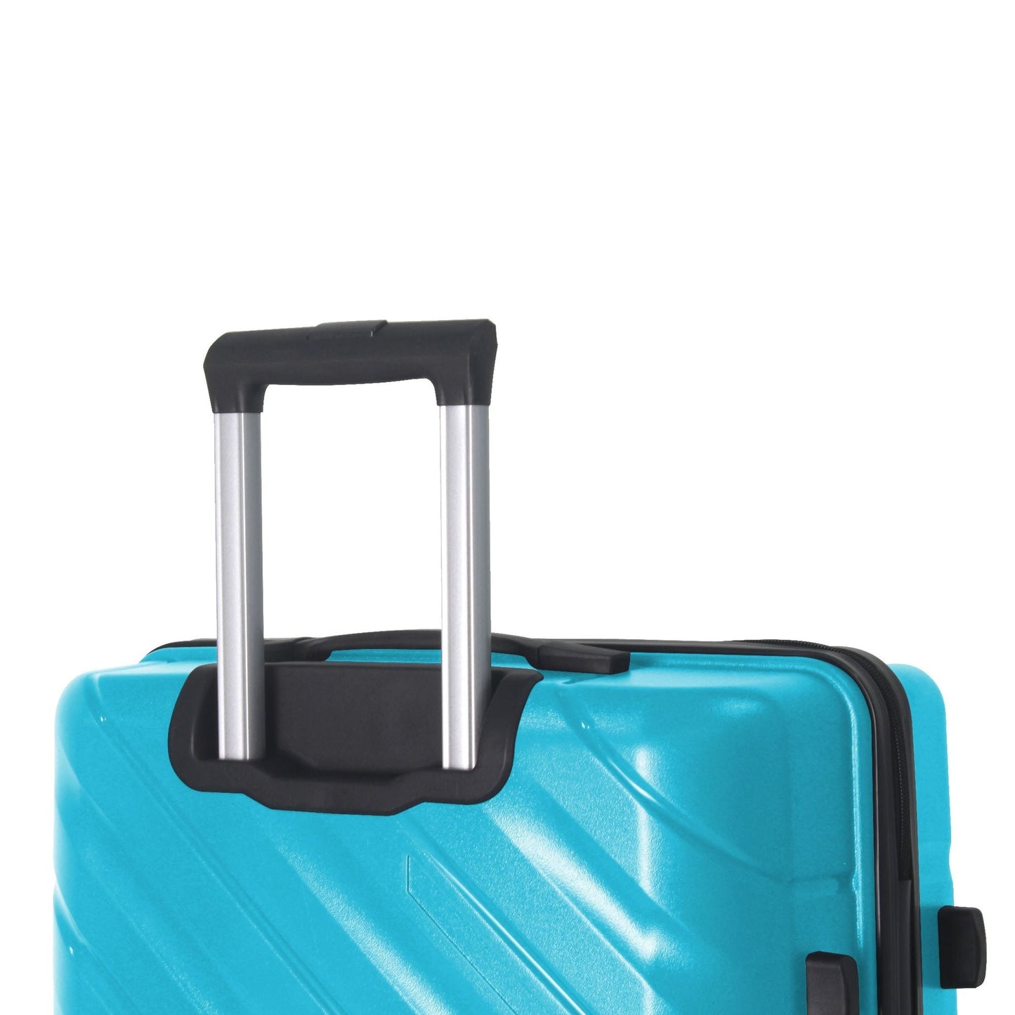 3-Piece Luggage Sets (20", 24", 28"), Suitcase with Wheels, Hardside Suitcase With Four Spinner Wheels and Scratch-Resistant Surface, Peacock Blue - Renee Lane Company