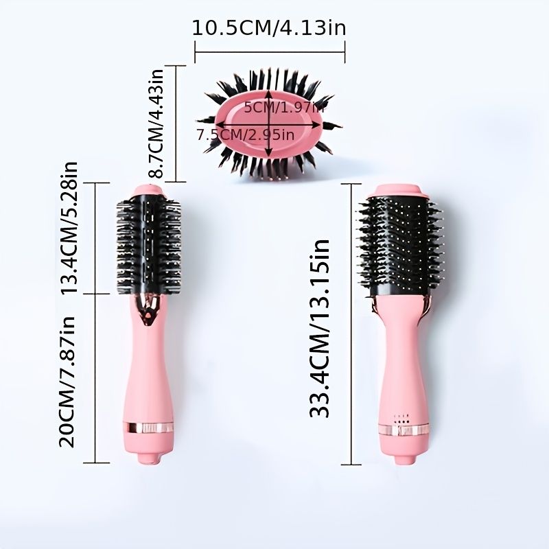 3-in-1 Hair Dryer Brush - Straighten and Style Your Hair with Hot Air Brush - Perfect for Damage-Free Hair Care - Renee Lane Company