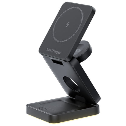 3 in 1 Wireless Charger Magnetic Foldable Charger For iphone charger power Adapter Charging Stand & Holder - Renee Lane Company