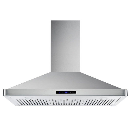 30/36 inch Range Hood 700CFM Wall Mount Stainless Steel Touch Control 3-speed Stove Vent - Renee Lane Company